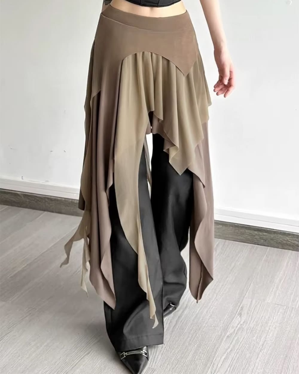 She Walks Through Forgotten Layered Skirt