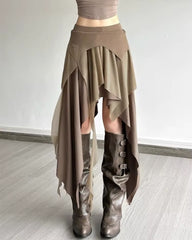 She Walks Through Forgotten Layered Skirt