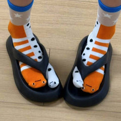 Fishy Feet Split-Toe Socks
