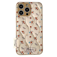 Floral Quilted iPhone Case