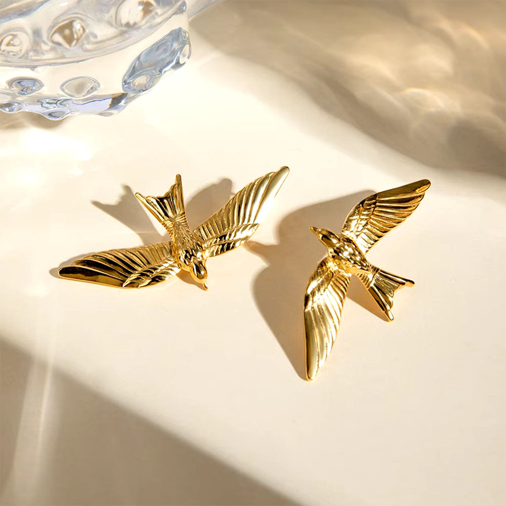 Flying Bird Aesthetic Earrings