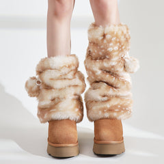 Forest Fawn Fluffy Leg Warmers