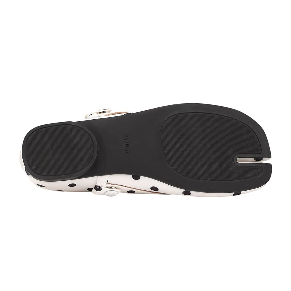 French Girl Polka Dot Tabi Ballet Flats