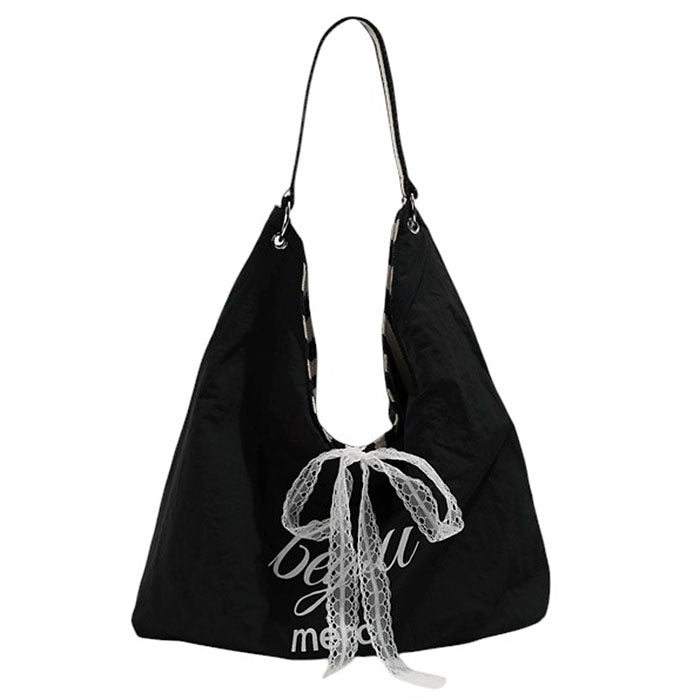 French Summer Striped Sack Bag