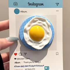 Fried Egg Magnetic Phone Grip