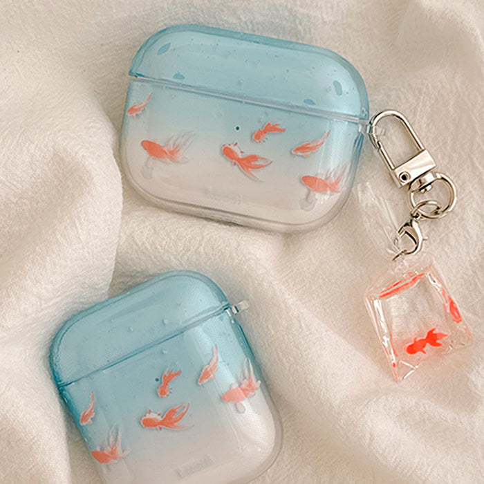 Goldfish Aesthetic AirPods Case