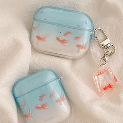 Goldfish Aesthetic AirPods Case
