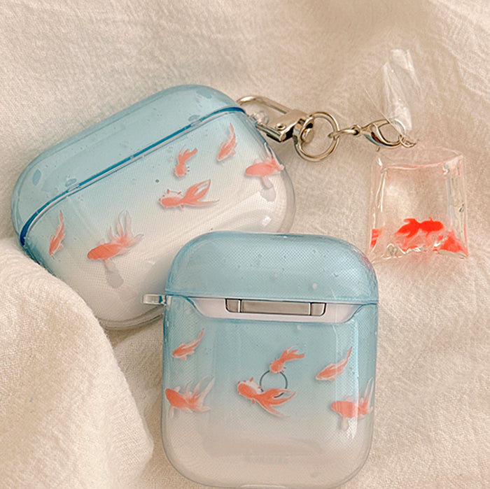 Goldfish Aesthetic AirPods Case