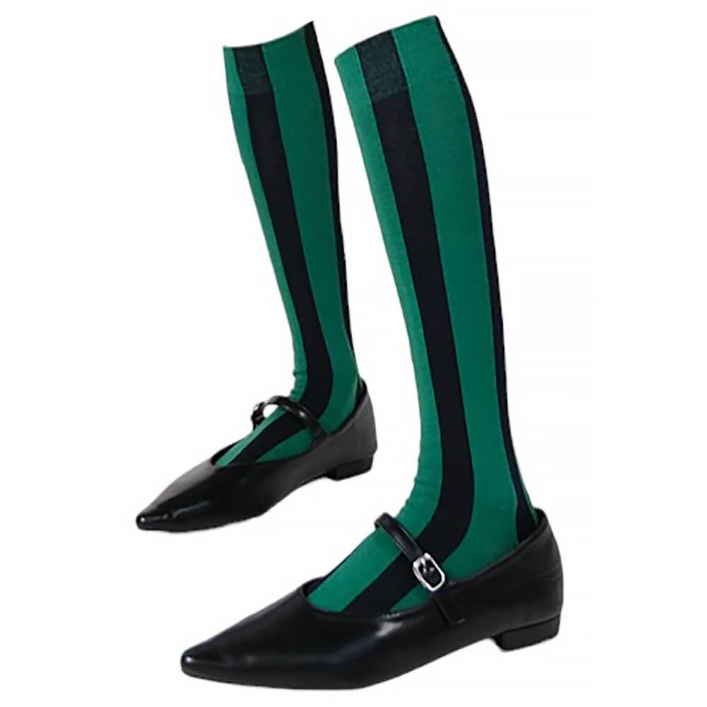 Meet Me On Campus Striped Knee Socks