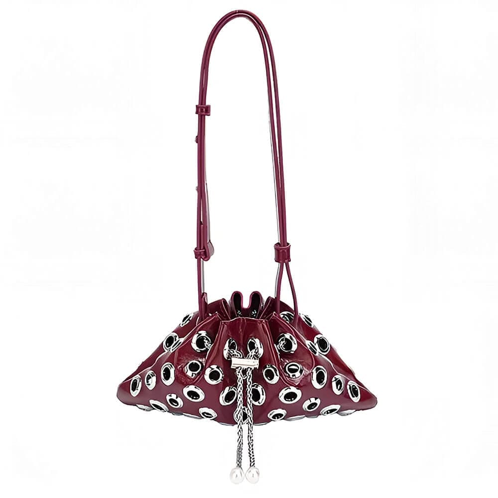 After Midnight Eyelet Shoulder Bag