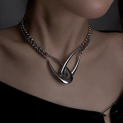No Lesson Learned Chain Link Necklace