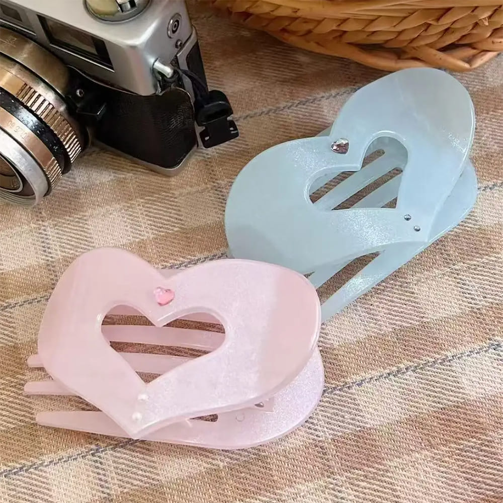 Secret Crush Heart Hair Claw