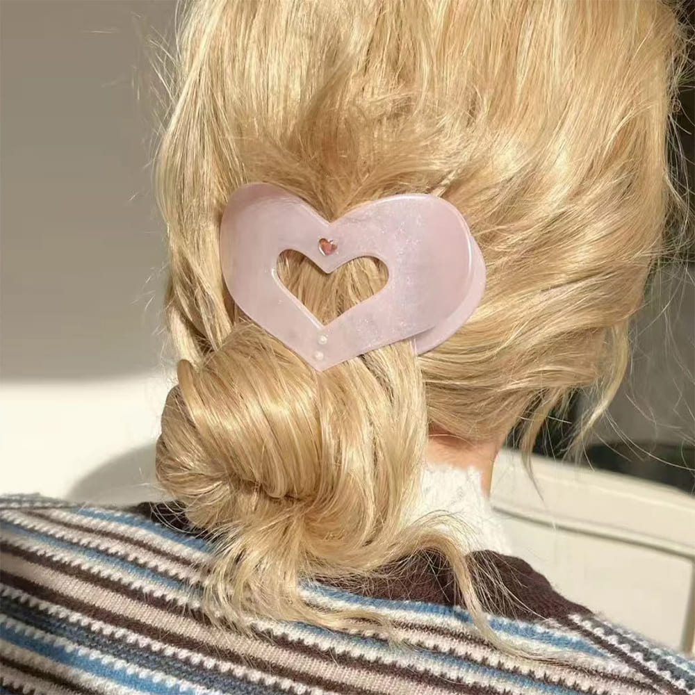 Secret Crush Heart Hair Claw