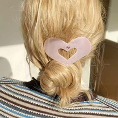 Secret Crush Heart Hair Claw