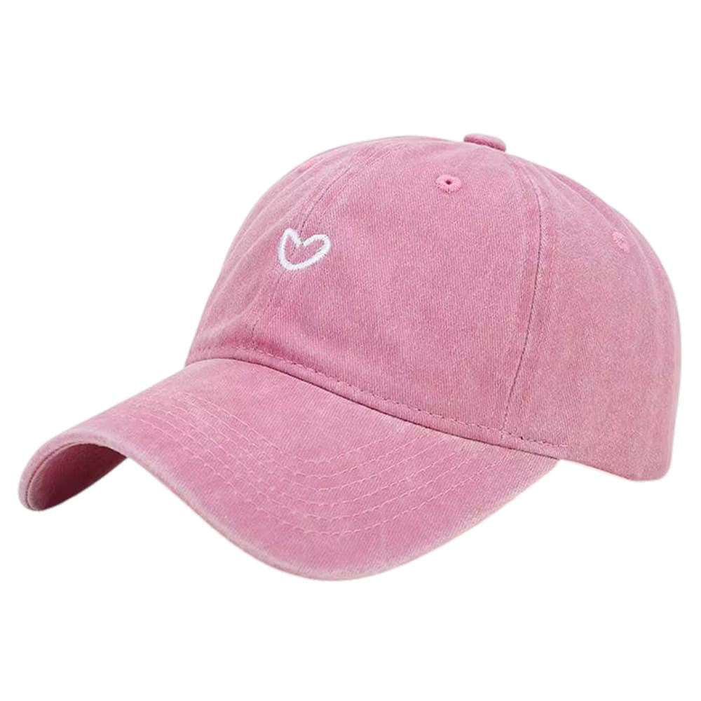 Heart Embroidery Baseball Cap