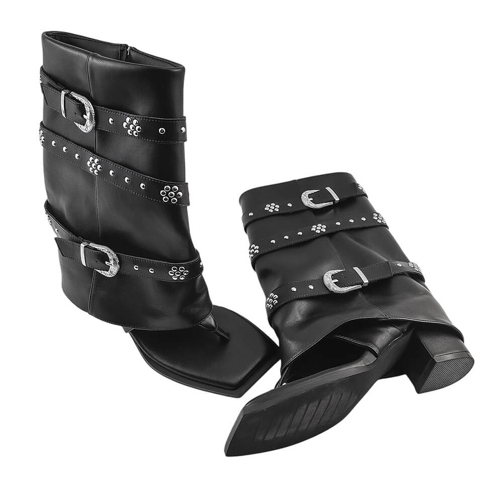 Pretty Please Heeled Sandal Boots