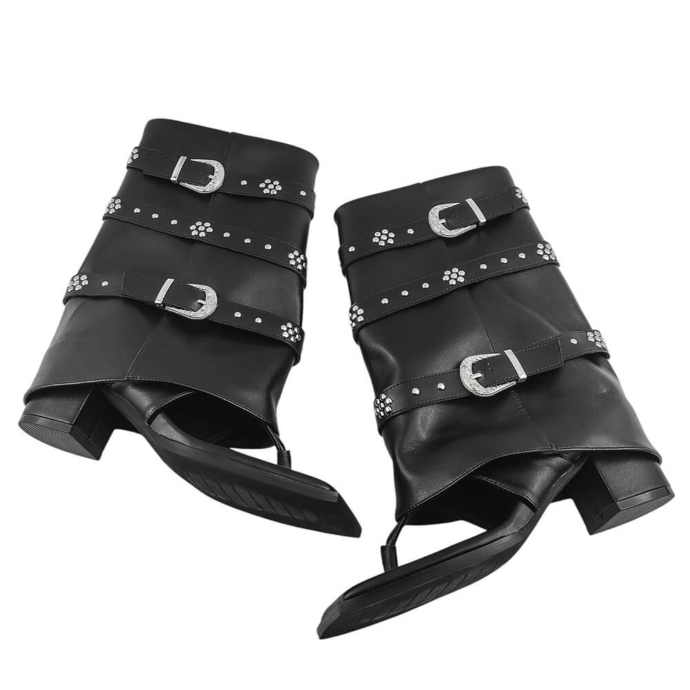Pretty Please Heeled Sandal Boots