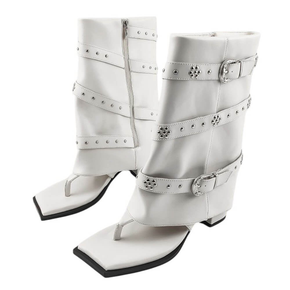 Pretty Please Heeled Sandal Boots