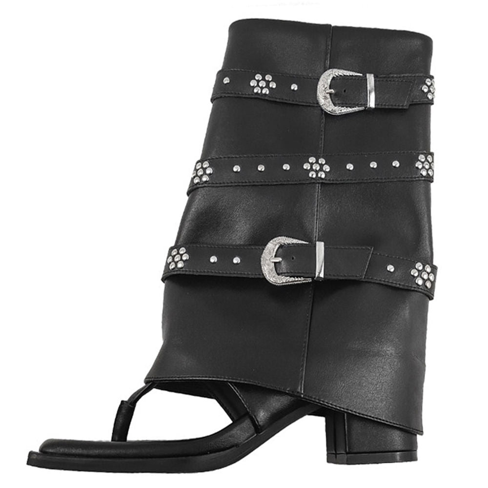 Pretty Please Heeled Sandal Boots