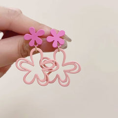 Indie Aesthetic Flower Earrings