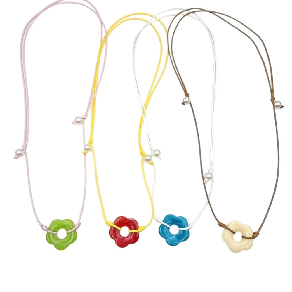 Indie Kid Flower Cord Necklace