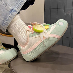Kawaii Apple Charm Sneakers