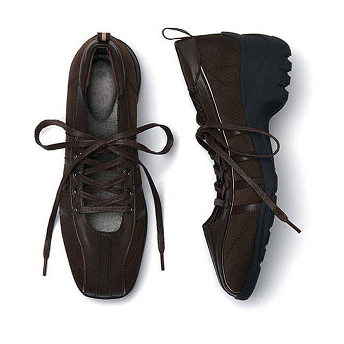 Model Behavior Lace Up Ballet Heeled Sneakers