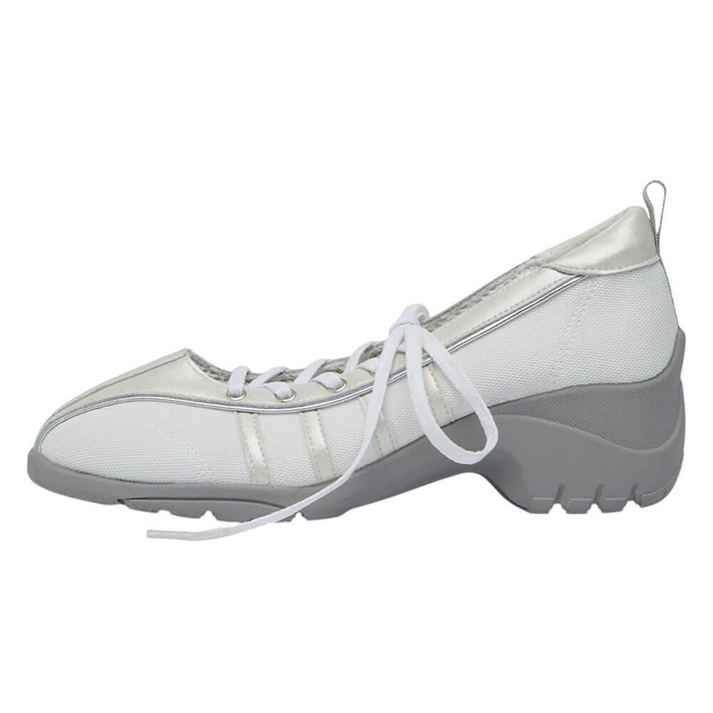 Model Behavior Lace Up Ballet Heeled Sneakers