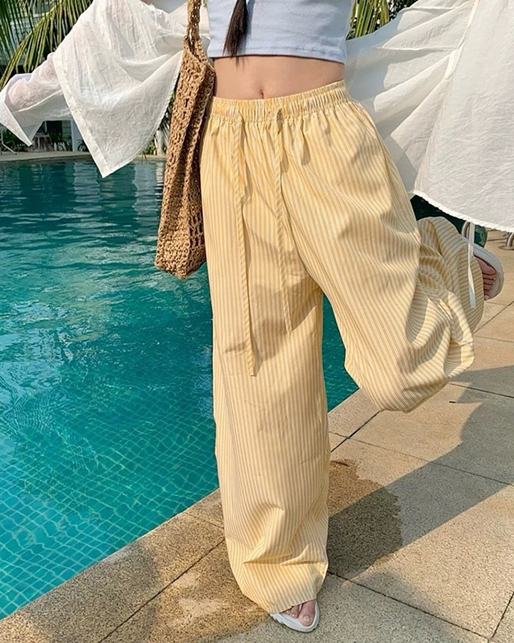 Lazy Stripe Pants