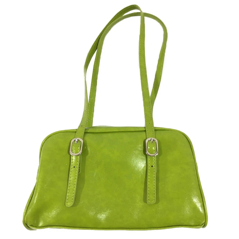 Minimalist Style Shoulder Bag in Green