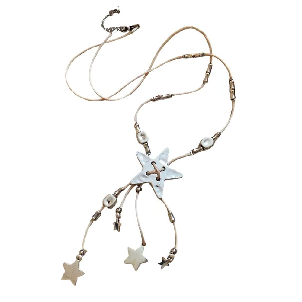 Long Star Charm Necklace
