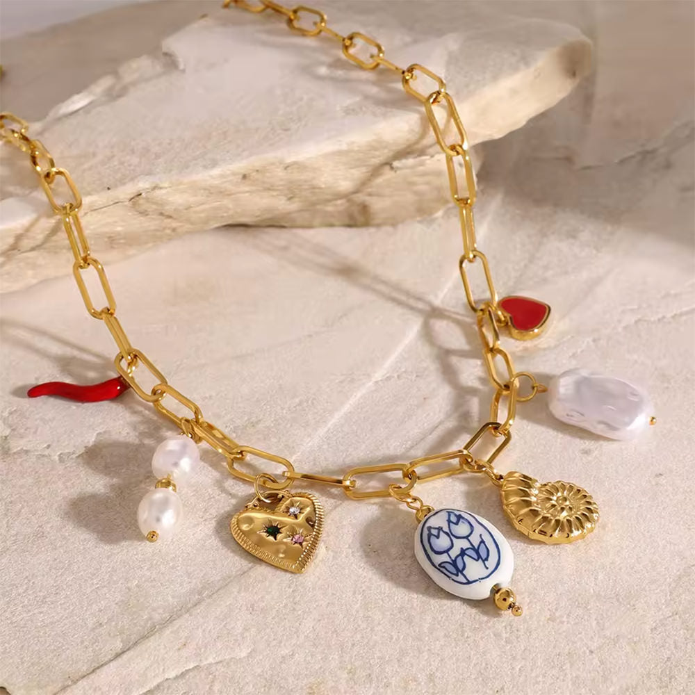 Love Token Charm Necklace