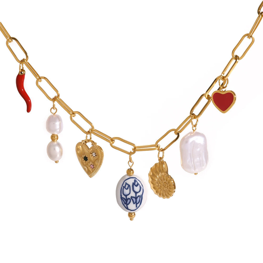 Love Token Charm Necklace