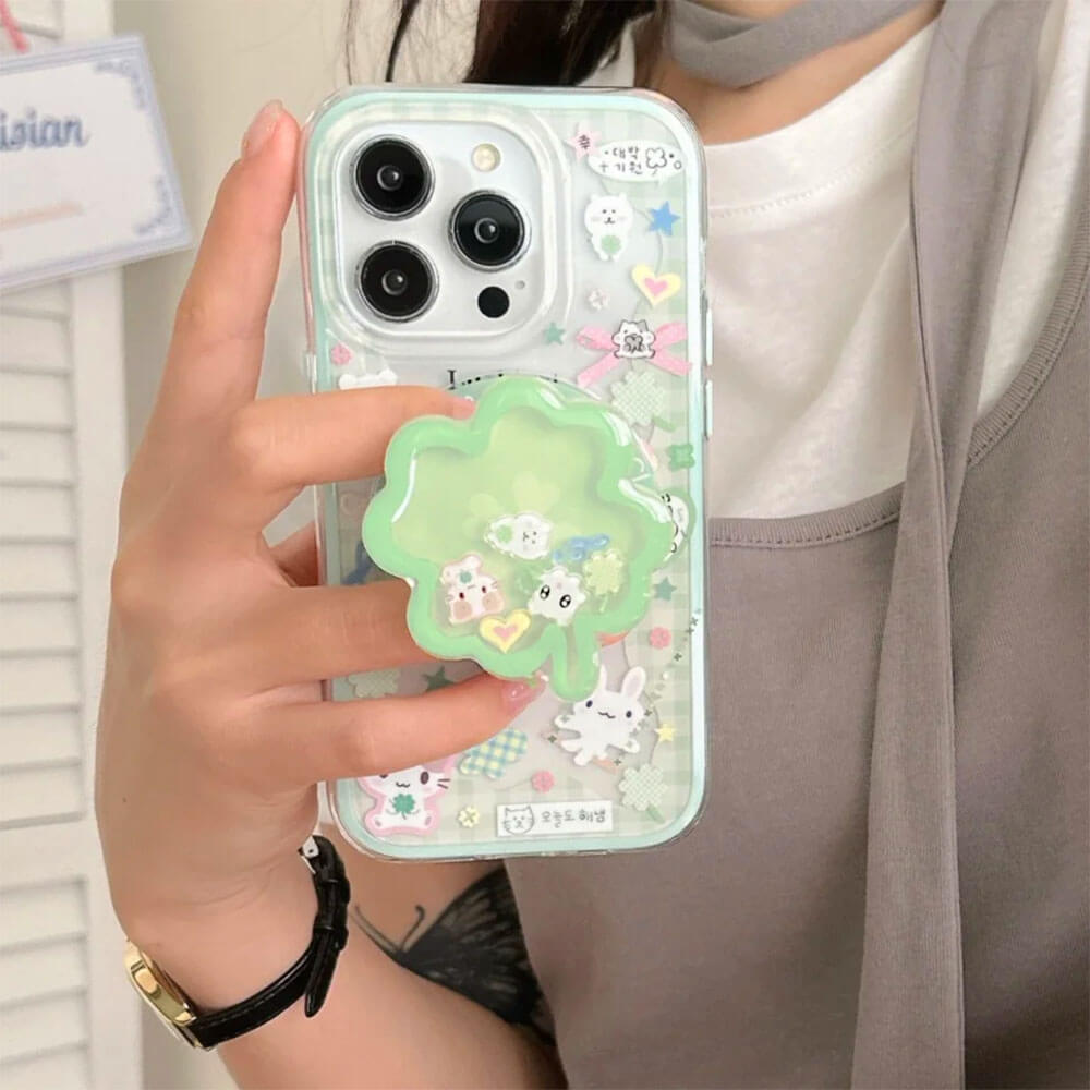 Lucky Jelly Clover Phone Holder