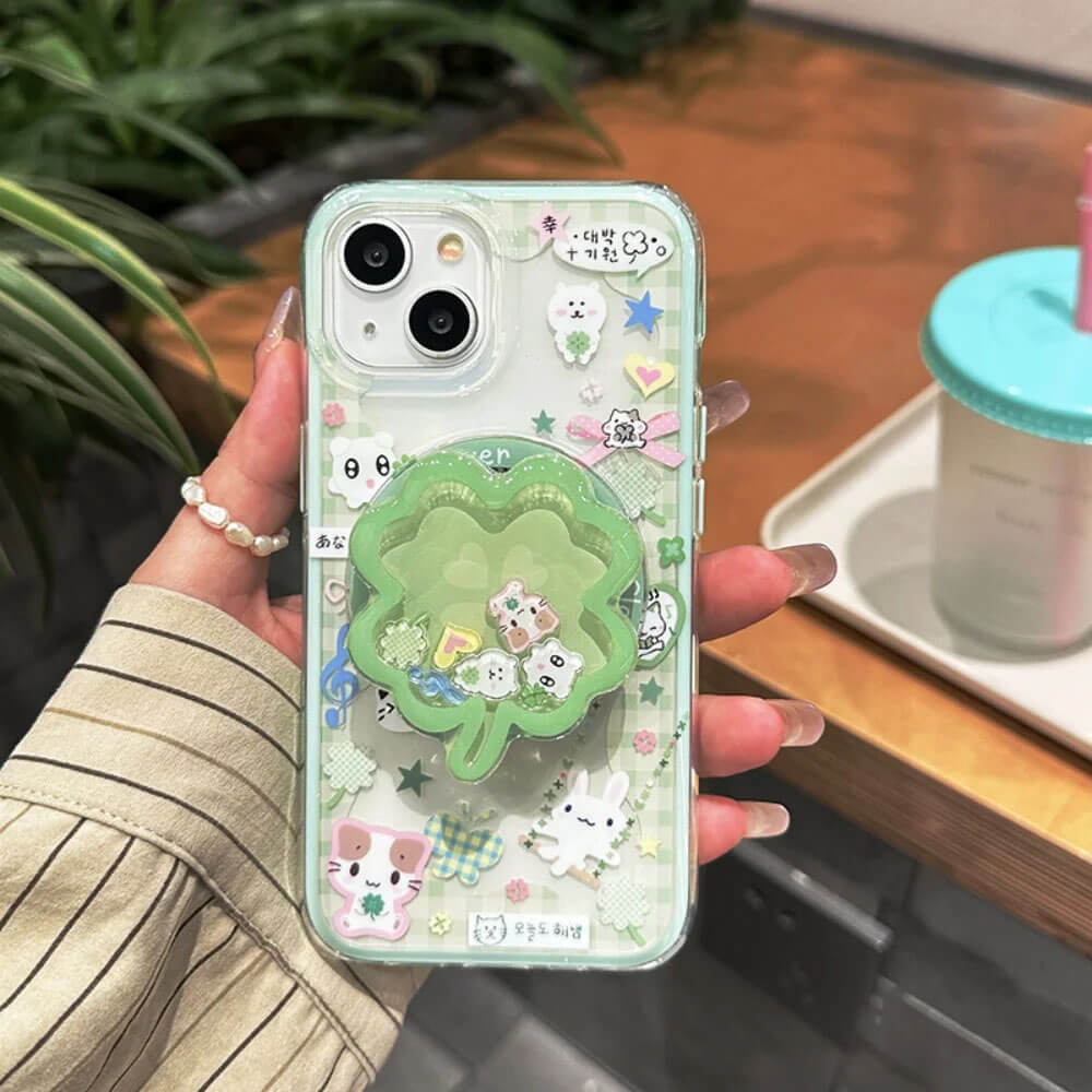 Lucky Jelly Clover Phone Holder