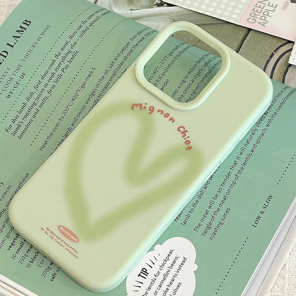 Matcha Mood Aesthetic iPhone Case