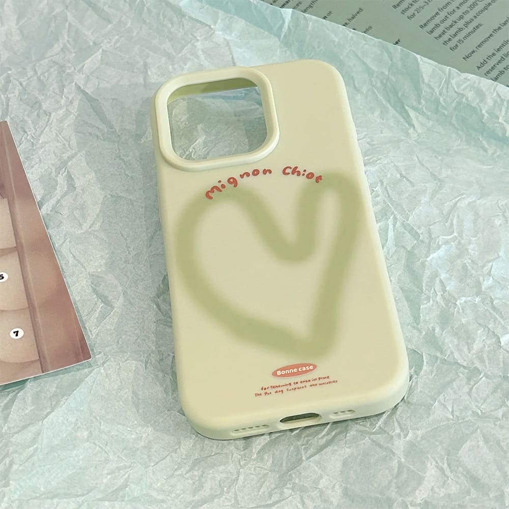 Matcha Mood Aesthetic iPhone Case