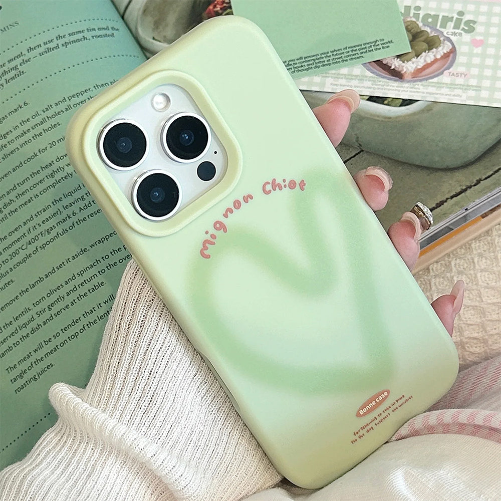Matcha Mood Aesthetic iPhone Case