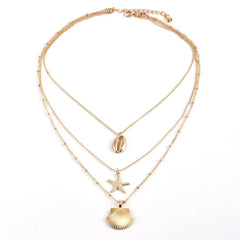 Mermaidcore Aesthetic Layered Necklace