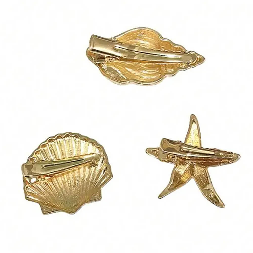 Mermaidcore Aesthetic Hair Clips Set
