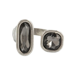 Minimalist Aesthetic Silver Ring Set