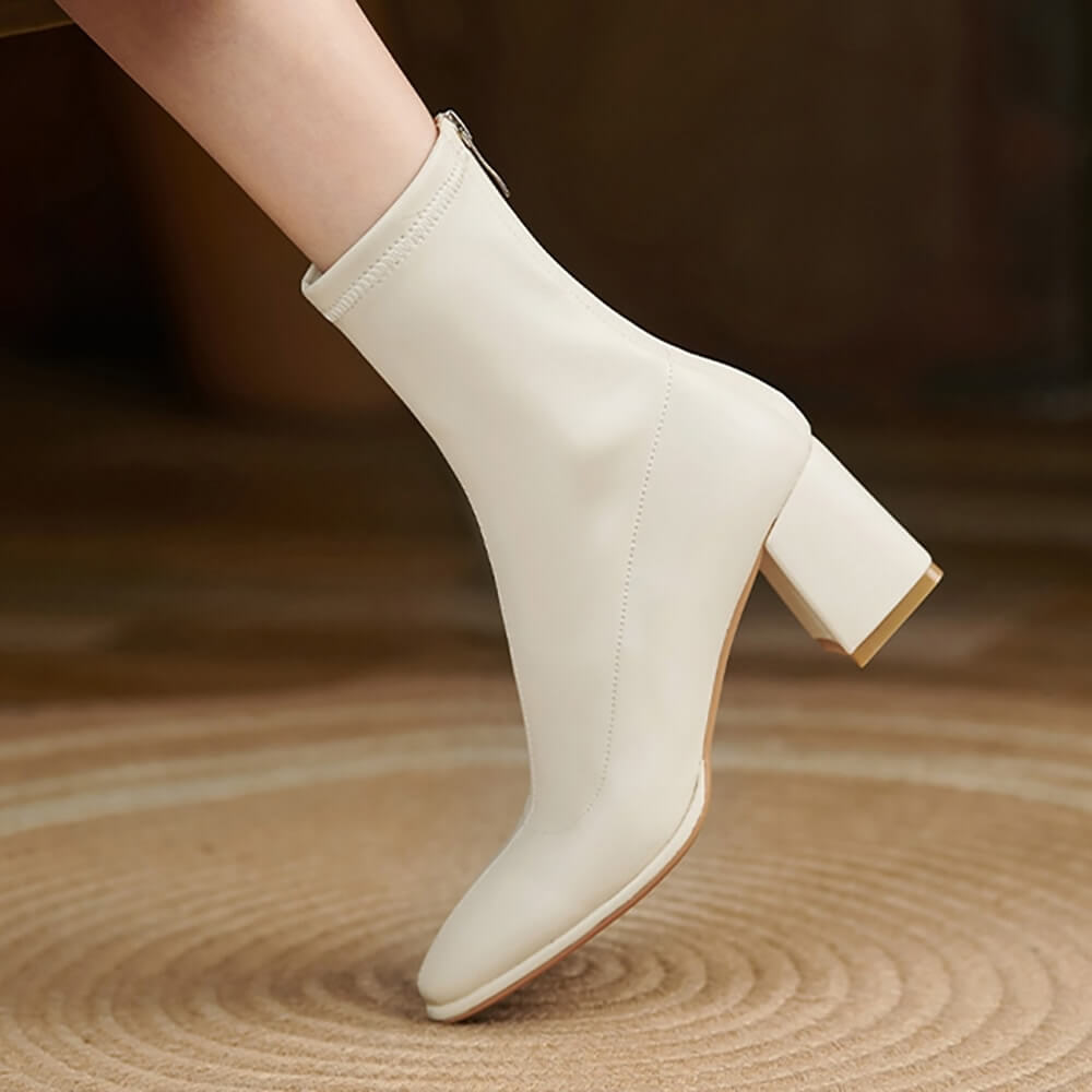 Paris Stories Block Heel Boots