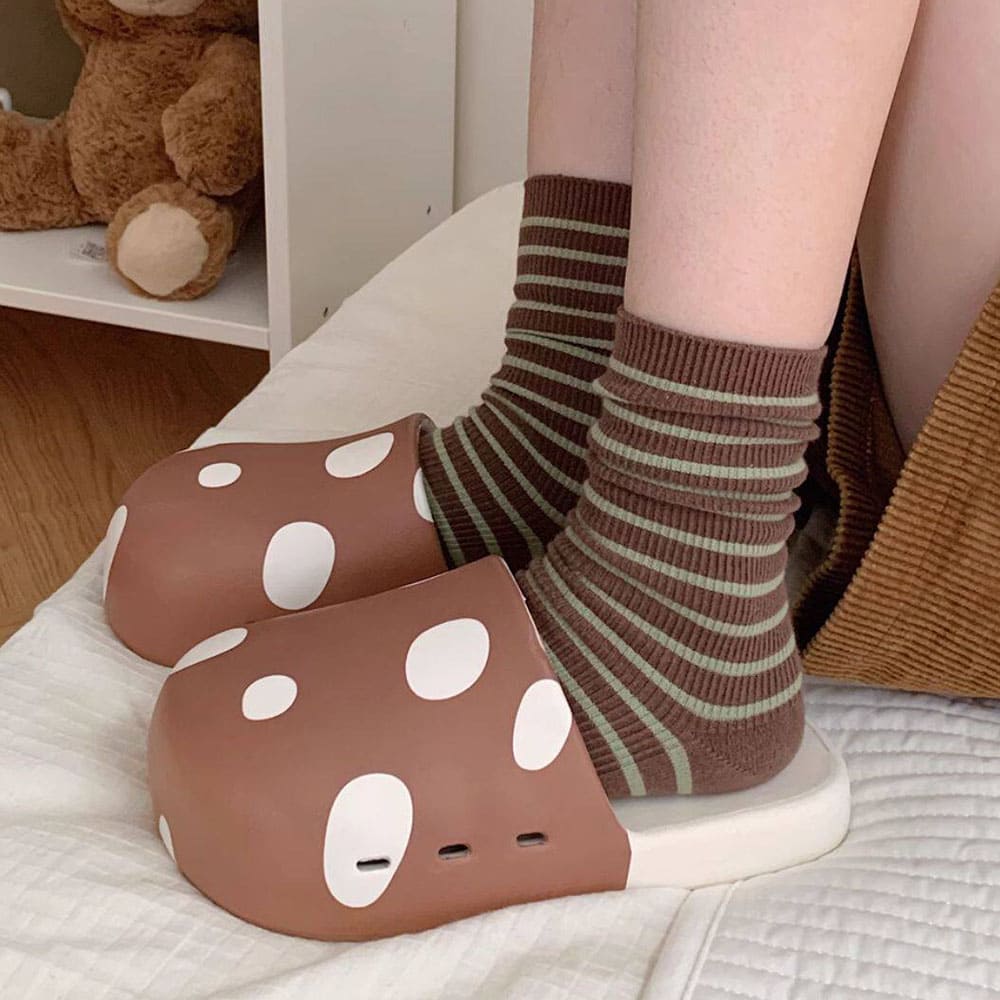 Mushroom Core Slippers