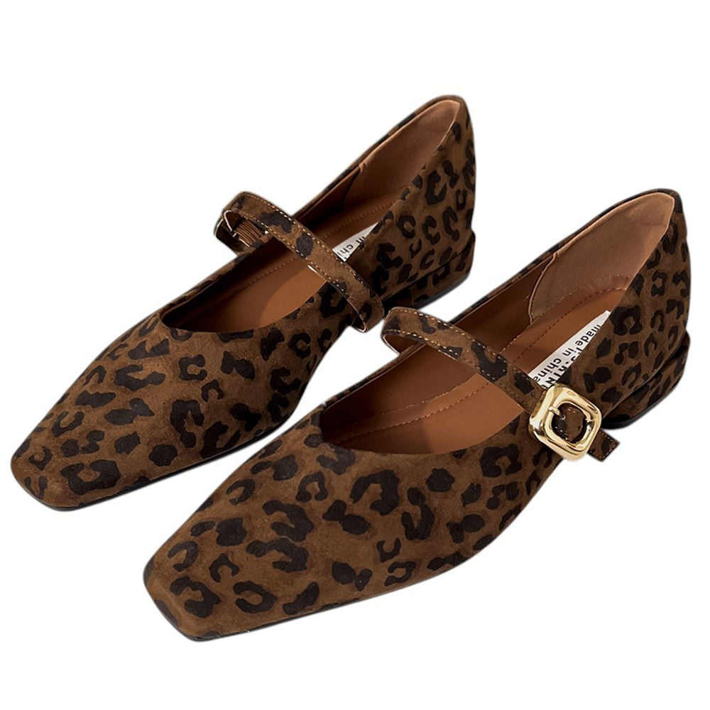 Morning Café Low Heel Babies with Strap