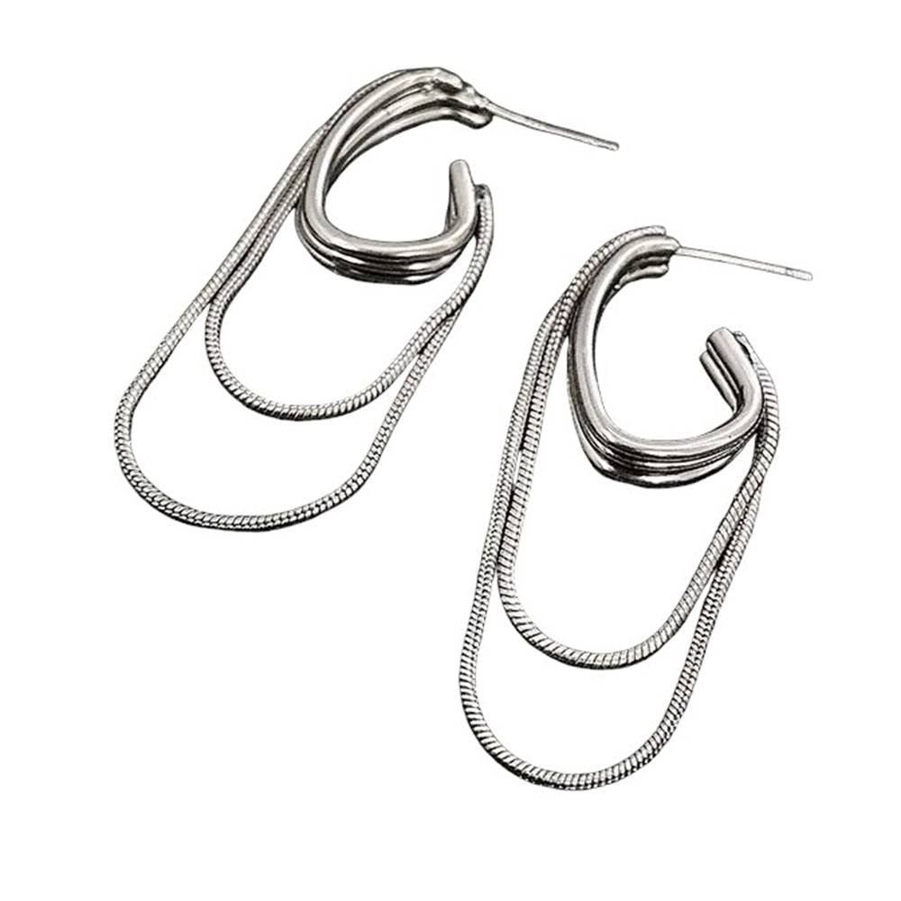 Self Made Chain Earrings