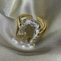 Old Money Crystal Statement Ring