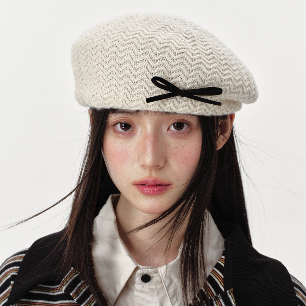 Clouds Over Paris French Beret Hat