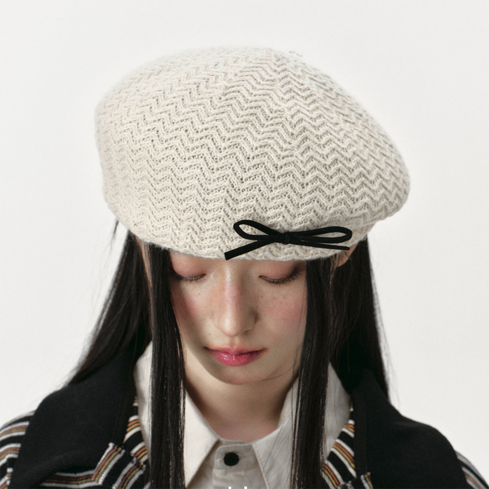 Clouds Over Paris French Beret Hat