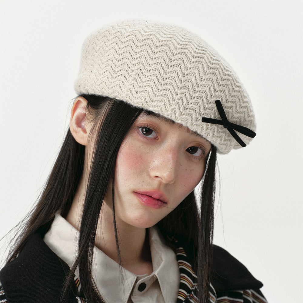 Clouds Over Paris French Beret Hat