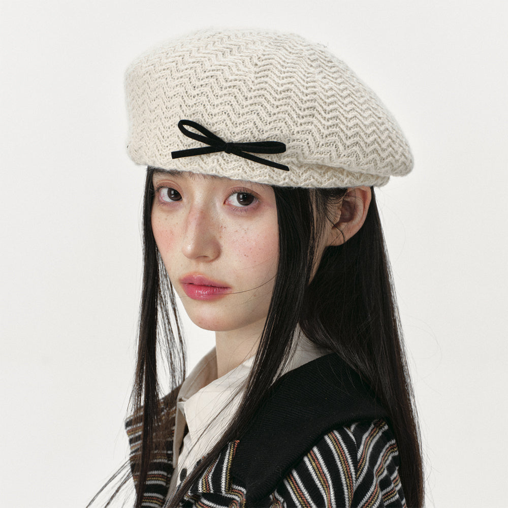 Clouds Over Paris French Beret Hat